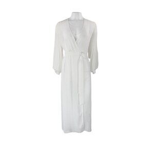 Sheer White Robe